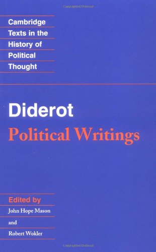 Diderot: Political Writings (Cambridge Texts in the History of Political Thought)
