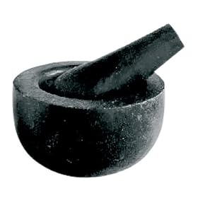 John Julian 01605 Simple 16cm Mortar & pestle black