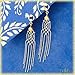 Jewelry : 14K 2-Tone Beaded Link Drop Earrings