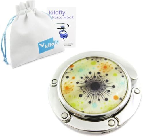 kilofly Purse Hook **8 choices** - Foldable - Michiko, with kilofly Pouch