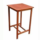 VIFAH V495T Dartmoor Outdoor Wood Bar Table
