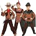 Cowboy Indian Peter Pan Child Costume Set Size Medium