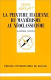 Revue Presses Universitaires de France - PUF  / La peinture italienne du maniérisme au néoclassicisme