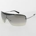 GIORGIO ARMANI SUNGLASSES GA 566/S 0QMD Shiny Silver KQ