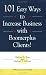Search : 101 Easy Ways to Increase Business with Boomerplus Clients