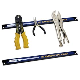  18 inch Magnetic Tool Organizer Rack - Set of Two