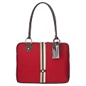 Mango Tango Portforlio Laptop Bag with PVC Trim - Red 17"