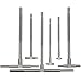 Mitutoyo 155-903, 5/16" to 6", 6 piece Telescoping Gage Set