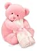 BABY GUND LOVEABLE HUGS "MY FIRST TEDDY" PINK + BLANKIE