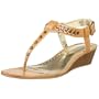 Rampage Women's Dylann Wedge Sandal,Natural,10 M US