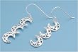 Sterling Silver Italian Earrings - 37mm