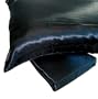 Melrose Luxurious Satin California King Sheet Sets, Black