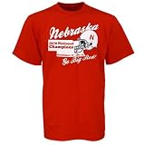 Nebraska Cornhuskers Red 1970 National Champions T-shirt