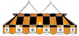 Imperial New Orleans Saints Licensed 40-Inch Rectangular Stained Glass Billiard Table Light