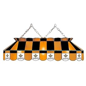 Imperial New Orleans Saints Licensed 40-Inch Rectangular Stained Glass Billiard Table...