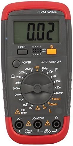 Digital LCD AC DC Volt Voltage Resistance Capacitance Capacitor Inductance Meter Tester Multimeter by OlymStore