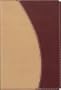 NIV Compact Thinline Bible, Italian Duo-tone, Camel / Cranberry