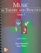 Books : Music in Theory & Practice; Volume 1 w/ cassette