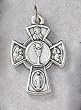 Small Crucifix - Celtic Cross - Pendant - 1in. Height - IMPORTED FROM ITALY