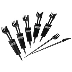 Buy ForkChops Set of Six, Black