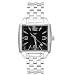 41PHS2oqXXL. SL75  Tissot Mens Quadrato Stainless Steel Black Dial Watch