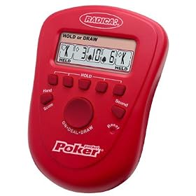 Handheld Electronic Pocket Poker Game