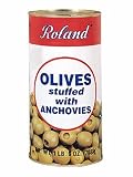 Roland Olives Stuffed with Anchovies, 24 oz