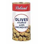 Roland Olives Stuffed with Anchovies, 24 oz
