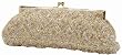 Fully Beaded Satin Design - Evening Sofia Bag