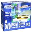LiteOn SOHD-167T - Disk drive - DVD-ROM - 16x - IDE - internal - 5.25" - white