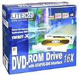 LiteOn SOHD-167T - Disk drive - DVD-ROM - 16x - IDE - internal - 5.25 - white