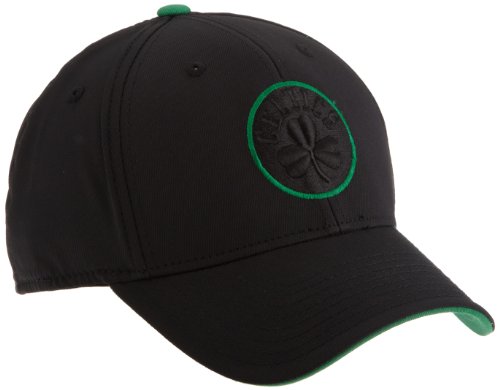NBA Men's Boston Celtics Black Structured Flex - Ty13Z, Large/X-Large , Black