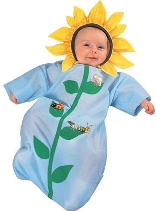 Newborn Baby Sunflower Flower Costume (0-6 Months)