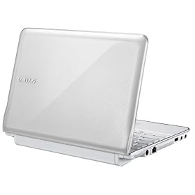 Samsung - N210 - Netbook 10,1" - Intel Atom N450 - 250 Go - RAM 1024 Mo - Windows 7 - Jusqu'� 11h30 d'utilisation - Blanc