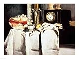 The Black Marble Clock, c.1870 HIGH QUALITY CANVAS Print With Light Added BRUSHSTROKES Paul Cezanne 24x18 The Black Marble Clock, c.1870 HIGH QUALITY CANVAS Print With Light Added BRUSHSTROKES Paul Cezanne 24x18