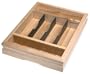 Oneida Deluxe Maple Wood Flatware Caddy
