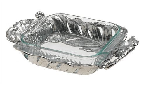 Arthur Court Elephant Square Casserole with 2-Quart Pyrex