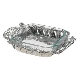 Arthur Court Elephant Square Casserole with 2-Quart Pyrex by Arthur Court Designs