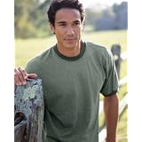 Direct-Dyed Heather Ringer T-shirt at Authentic Pigment