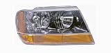 99-04 JEEP GRAND CHEROKEE (99-01/02&04;Laredo) PASSENGER SIDE HEADLIGHT