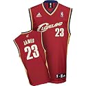 LeBron James Jersey: adidas Maroon Replica #23 Cleveland Cavaliers Jersey