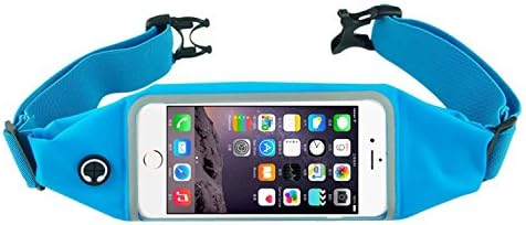 Waist Belt, WPPE Exercise+, Fitness Pack for iPhone Samsung LG up to 5.5 Inch, Perfect for Outdoor Sports, Blue