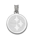 NFL Pittsburgh Steelers Sterling Silver Logo Pendant