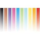 Quilled Creations Graduated Quilling Paper, 1/8-Inch, Mixed Color, 100 Per Package