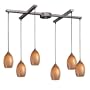 ELK Lighting 517-6C 6 Light Mulinello Multi Pendants Island