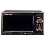 900 Watt .9 cu. ft. Double Grill Black Convection Microwave Oven by Sharp