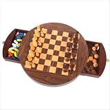 Walnut Round 3 in 1  Game Set