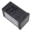 1/16 DIN Dual Digital F/C PID Temperature Controller SSR(2 Alarms)