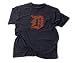 Detroit Tigers Retro Logo T-Shirt By Red Jacket