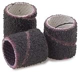 3M Aluminum Oxide Sanding Bands 3/4"OD  x 1/2"W 220 Grit (Pack of 10)